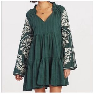 Free People embroidered dress